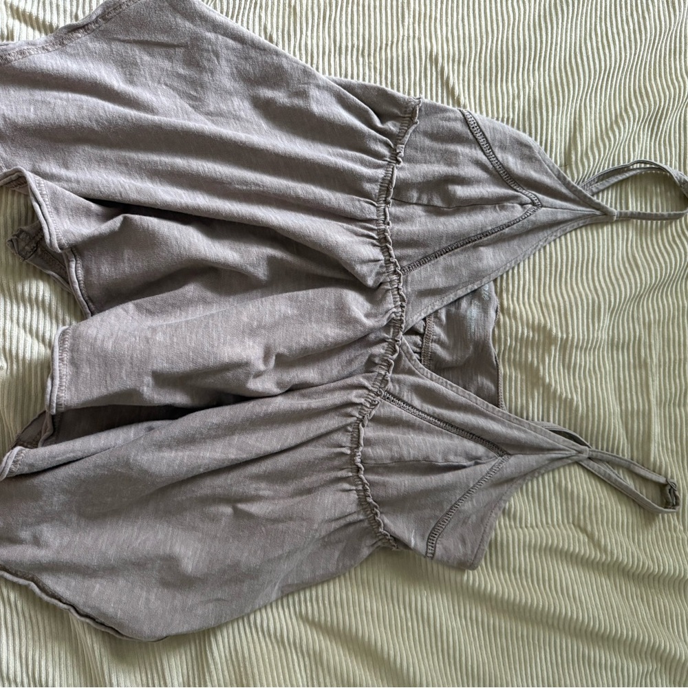 American Eagle Outfitters Gray Tank Top